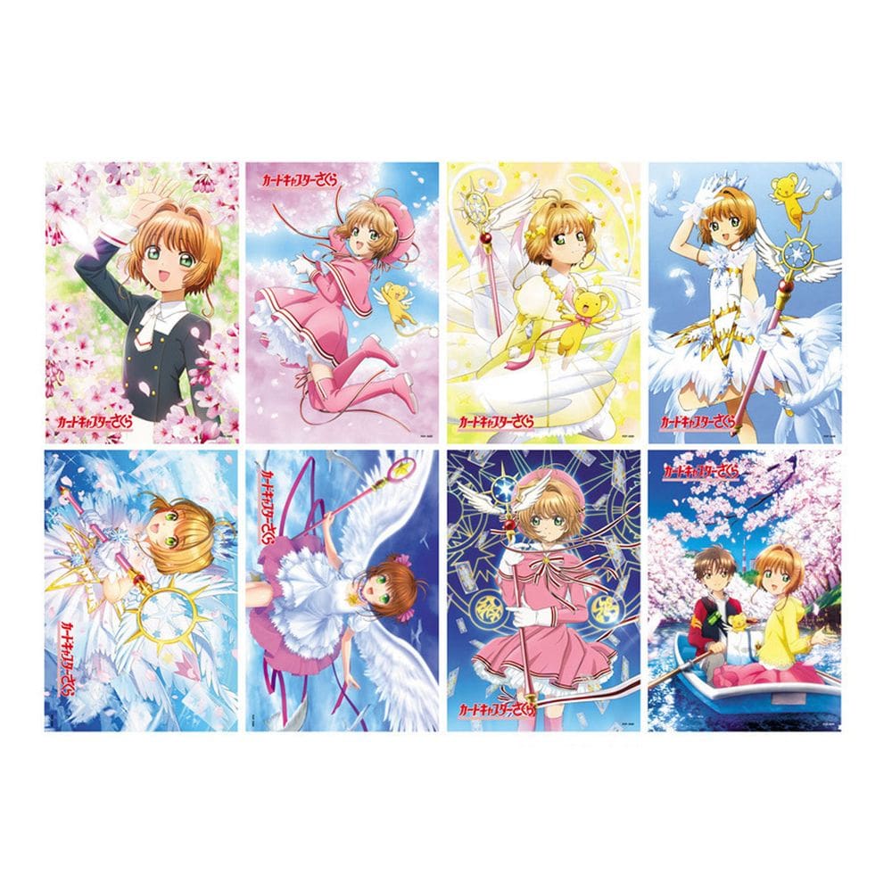 Cartões-pôster Captors Sakura Anime Art 29x42cm (8 unidades)