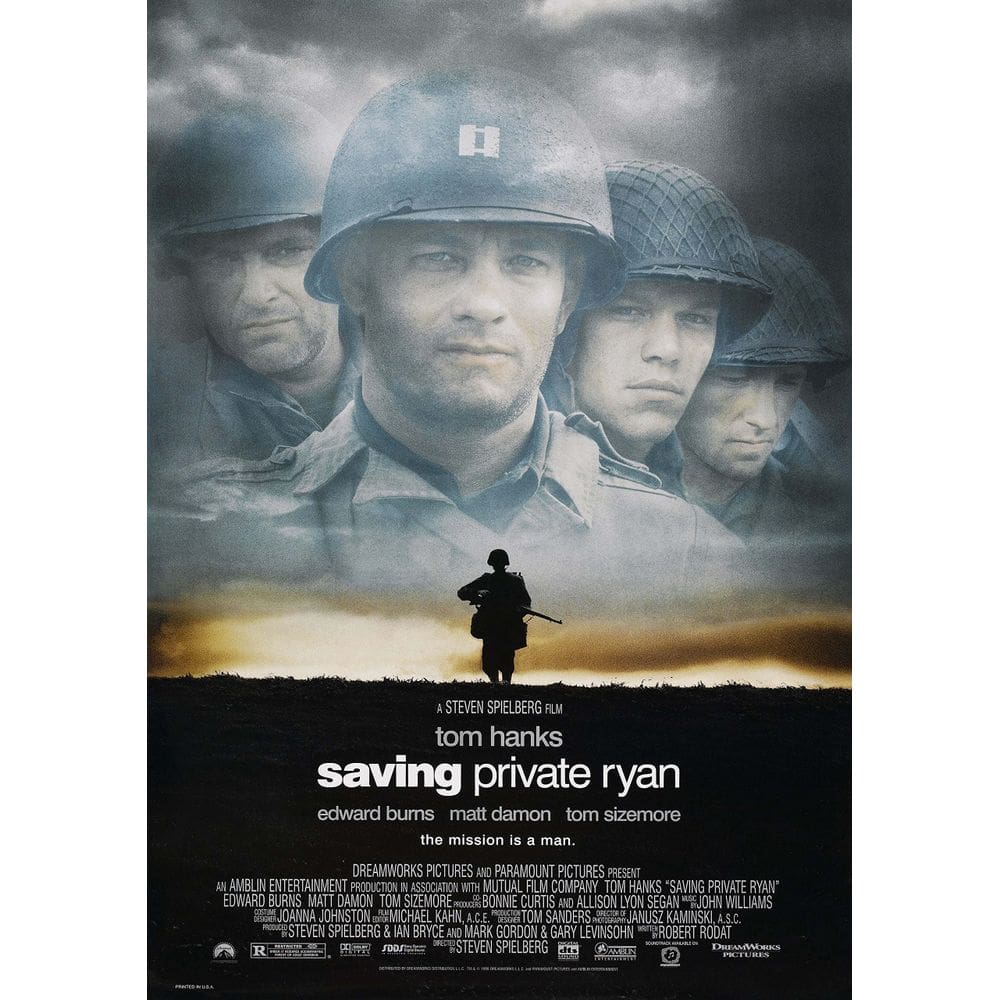 Póster brillante de Saving Private Ryan de EE.UU. 61x92 cm