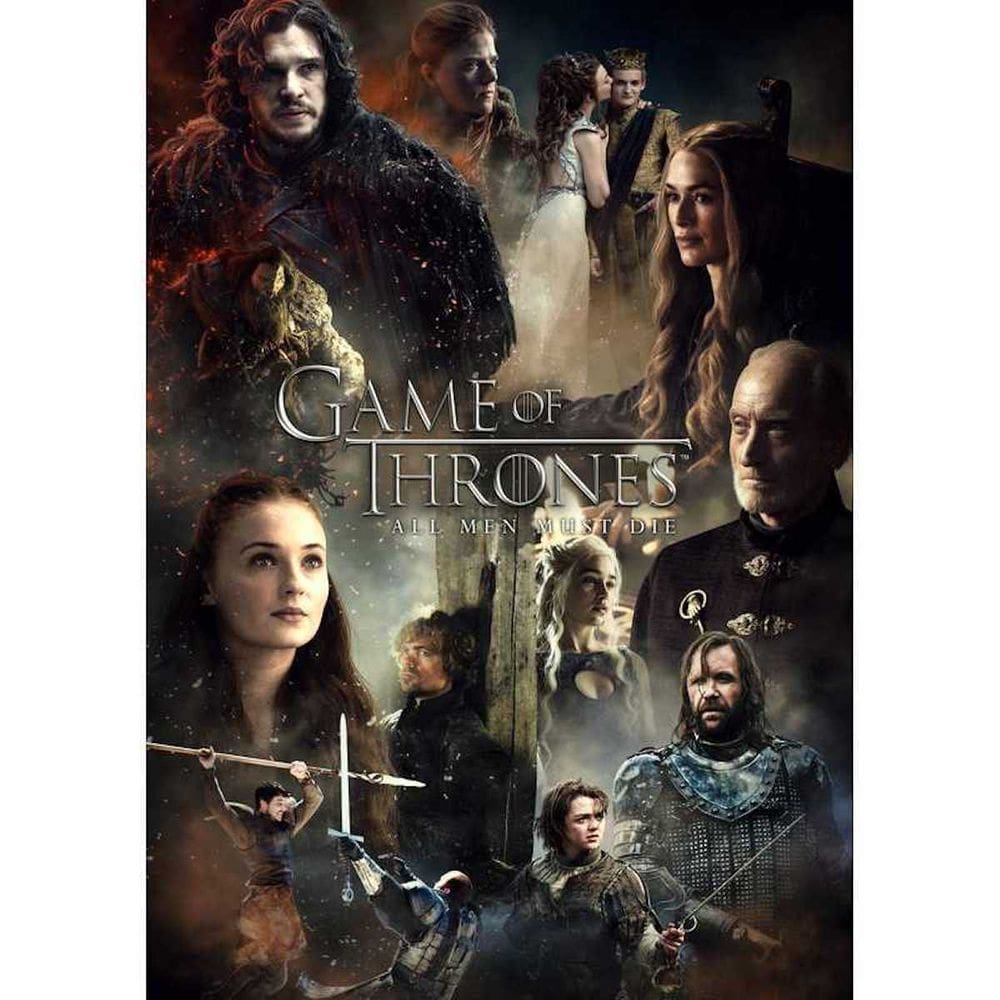 Pôster de arte de parede com imagem Game of Thrones Anime 30x42cm