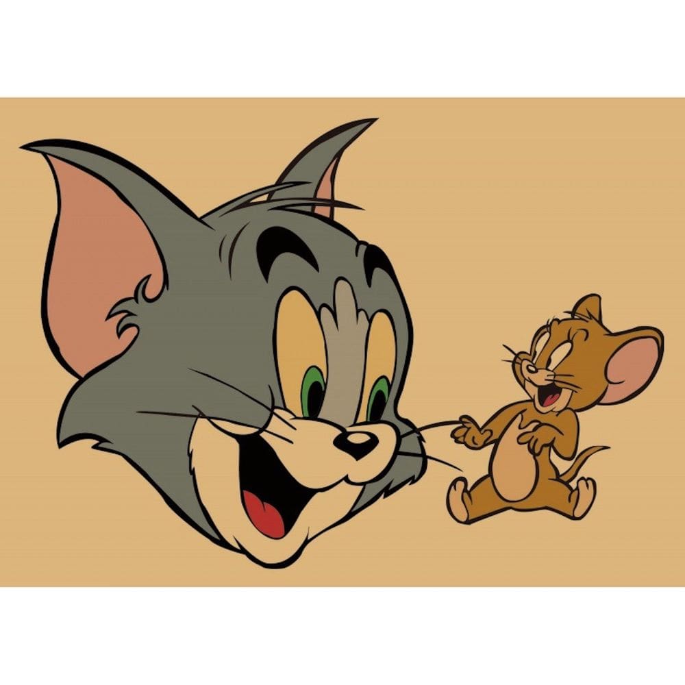 Pôster Tom e Jerry Anime Art 30x42cm Papel 150g