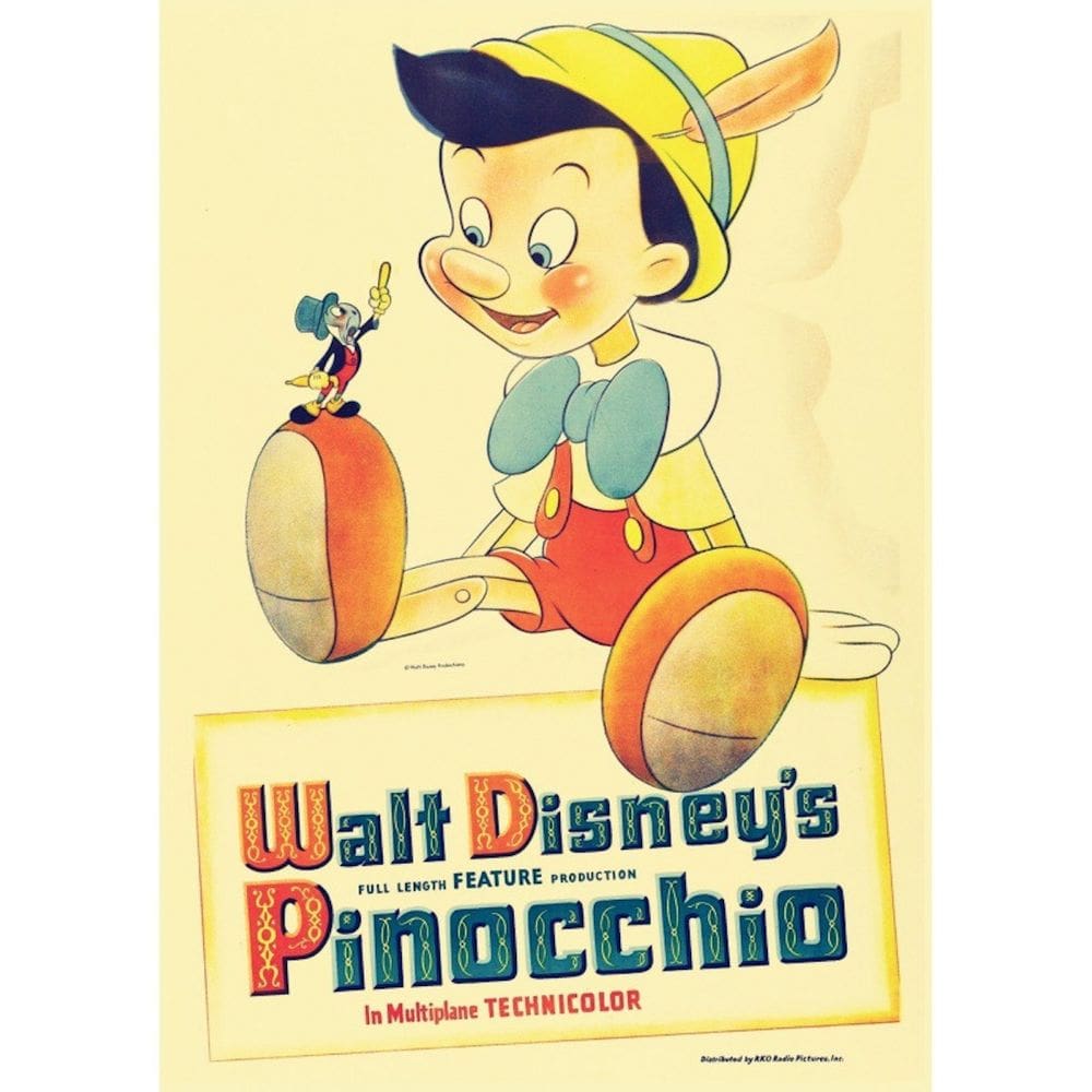 Pôster Pinocchios Anime Art 30x42cm Papel 150g