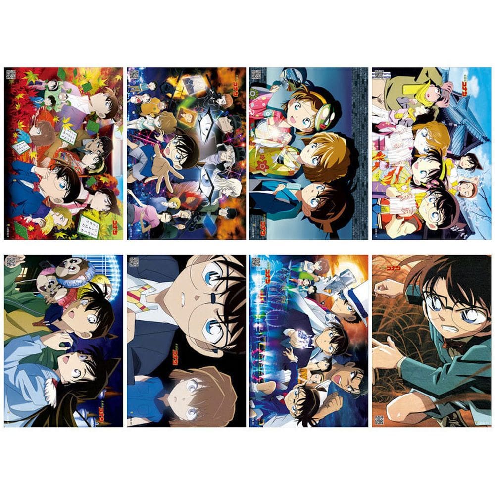 Pôster Detectives Conans Anime Art 42x29 cm (8 unidades/lote)