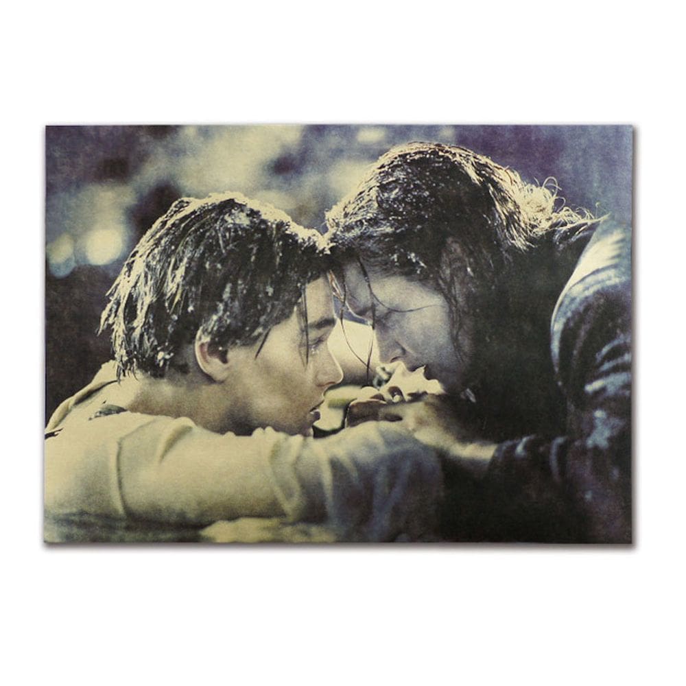 Pôster de arte de parede com imagem Titanic Anime Art 51,5x36cm