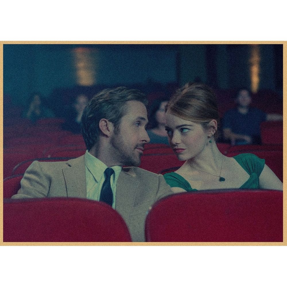 Imagem de arte de parede de pôster La Las Lands Anime Art 29,7x42cm