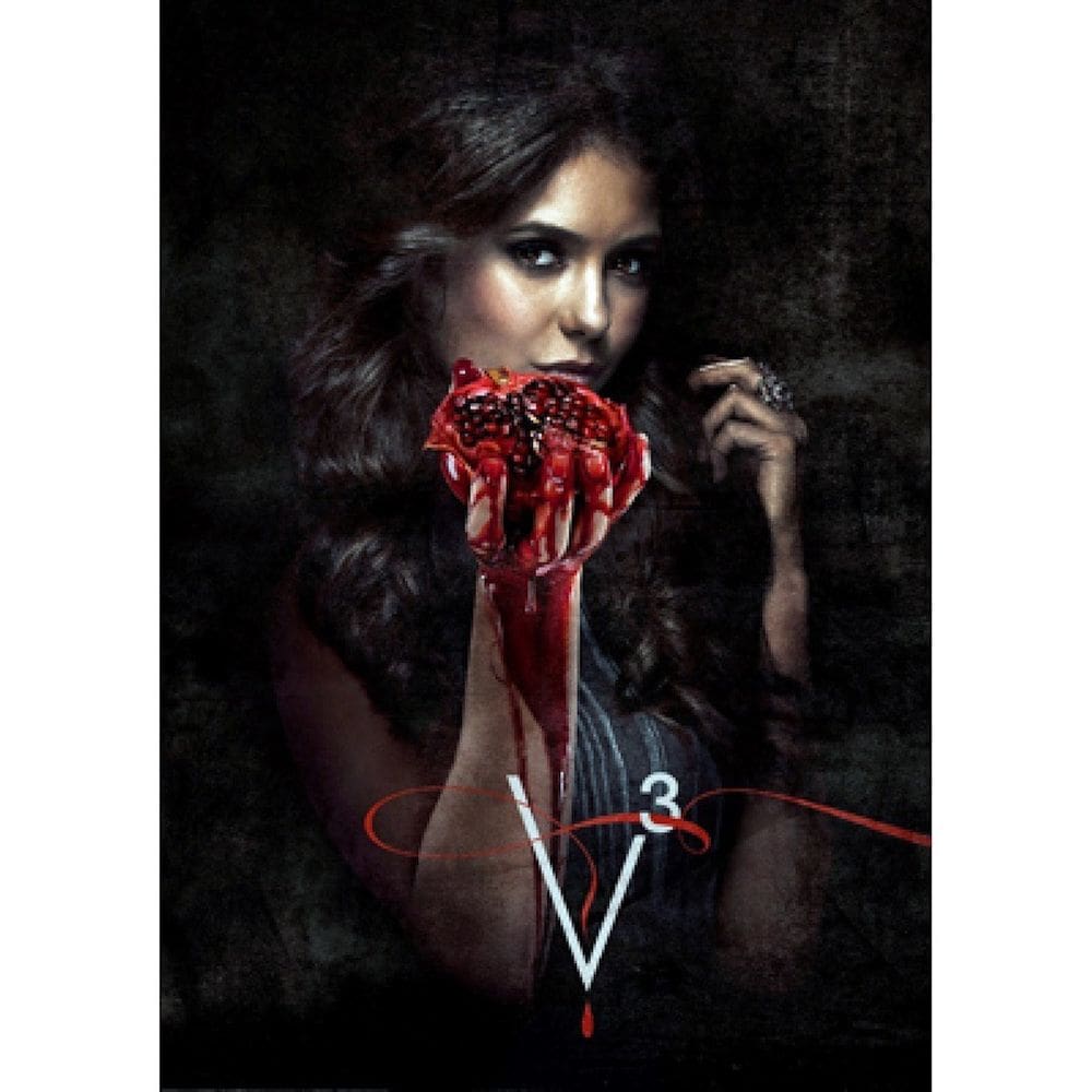 Pôster com arte de parede Vampires Diaries Elenas Gilberts Anime 30x42cm