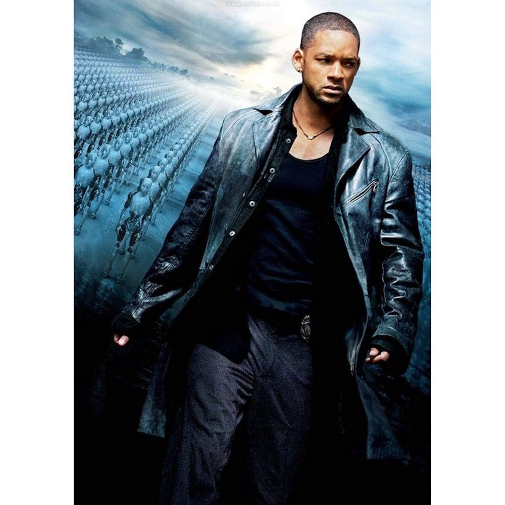 Imagem de arte de parede de pôster Wills Smiths I Robots Anime Art