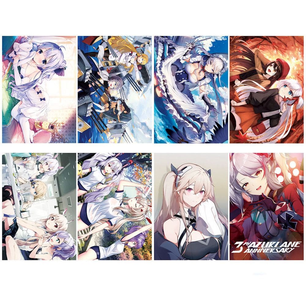 Pôster Azurs Lanes Anime Art 42x29cm 8 unidades/lote de papel 300g