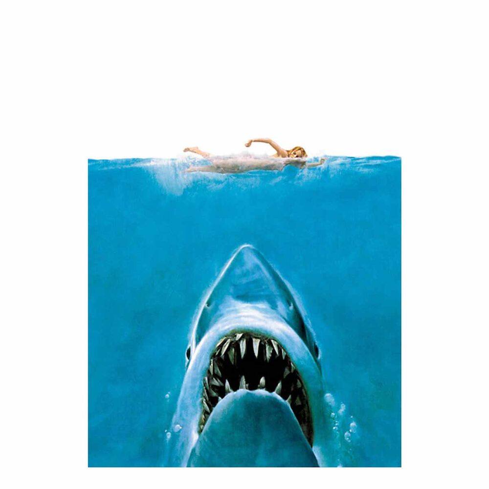 Pôster Jaws Anime Art 30x42cm Papel 30g sem moldura