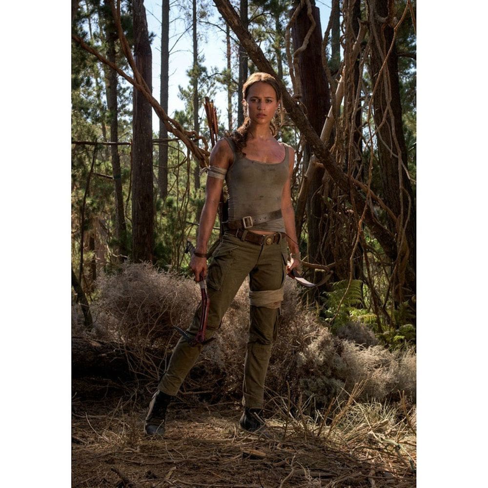 Pôster com arte de parede Tomb Raiders Angelinas Jolies Anime 30x42cm