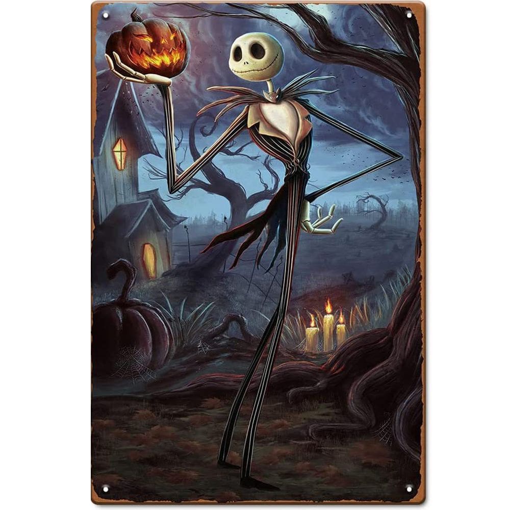 Pôster artístico Nightmares Before Christmas 50x70cm