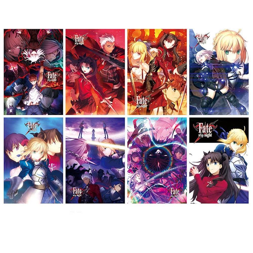 Imagem de arte de parede Poster Fate Anime Art, 8 unidades/lote, 42 x 29 cm