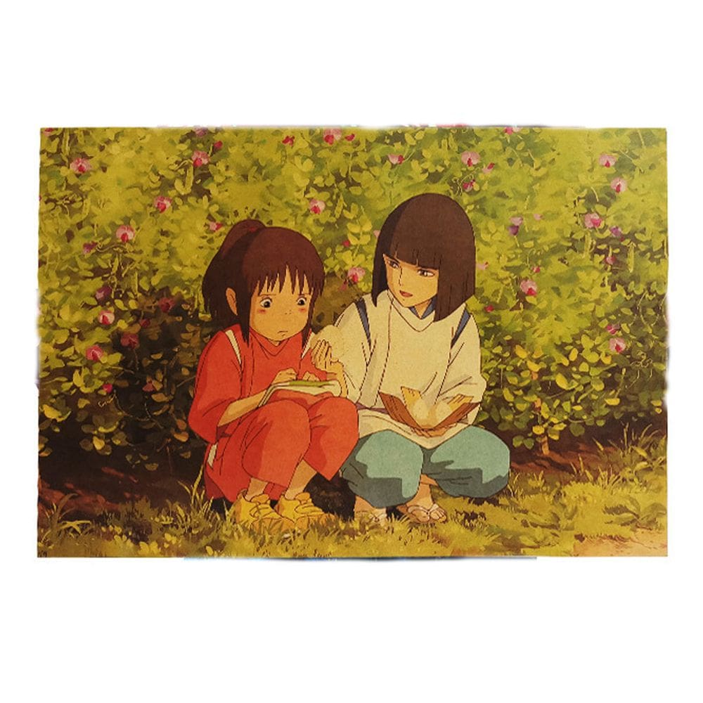 Pôster Oginos Chihiros Anime Art 51x35,5 cm Papel 60g