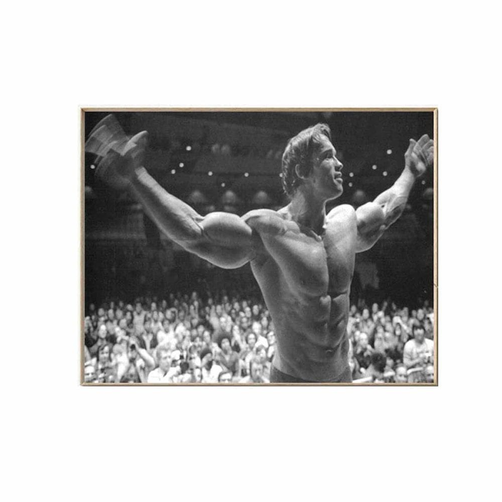 Pôster de arte de parede com imagem Arnold Schwarzenegger Anime 30x40cm