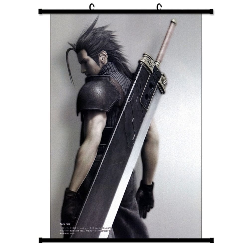 Impressão artística em pôster Final Fantasy Cloud 40x60cm