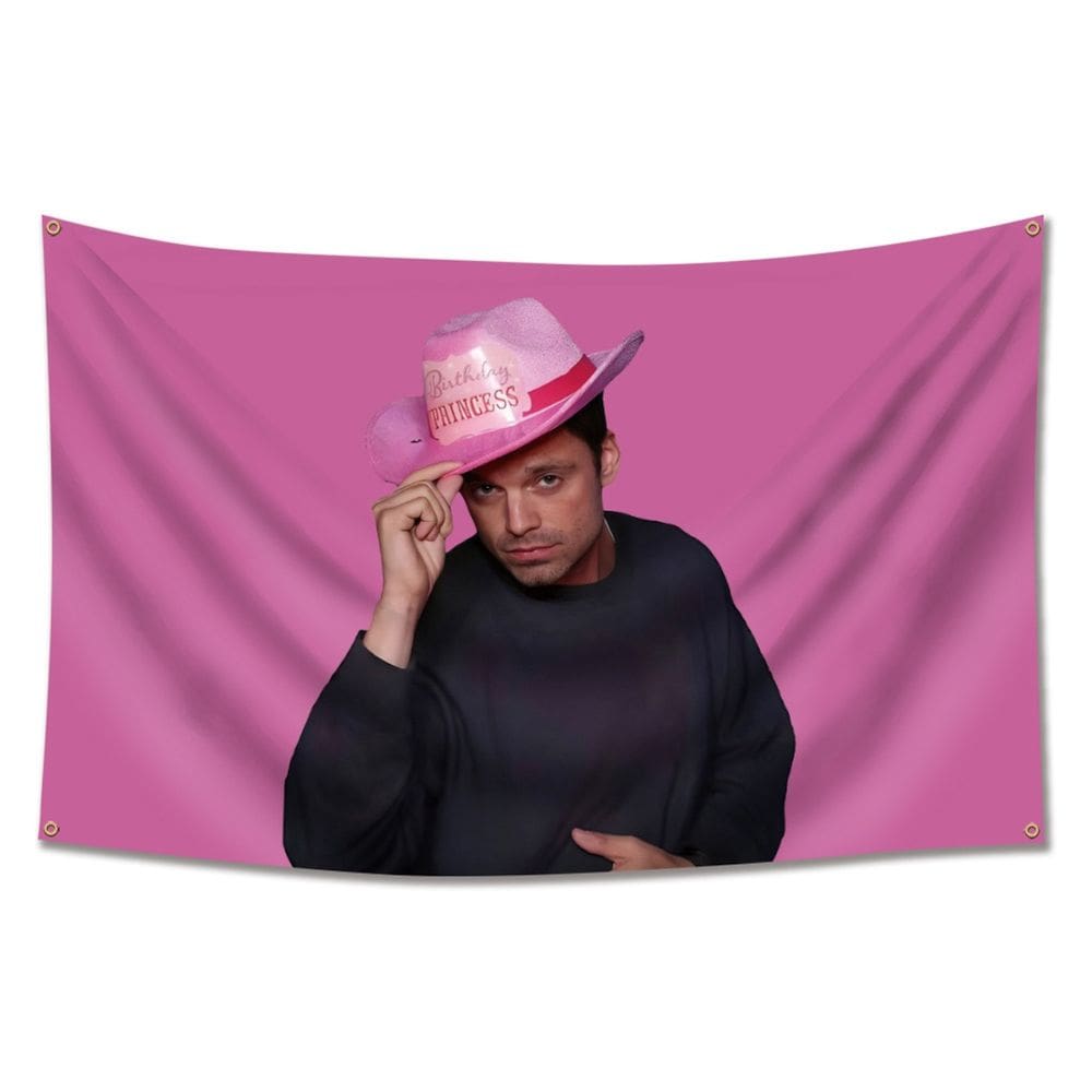 Tapeçaria Sebastian`s Stans Flag Art Anime 90x150cm Poliéster