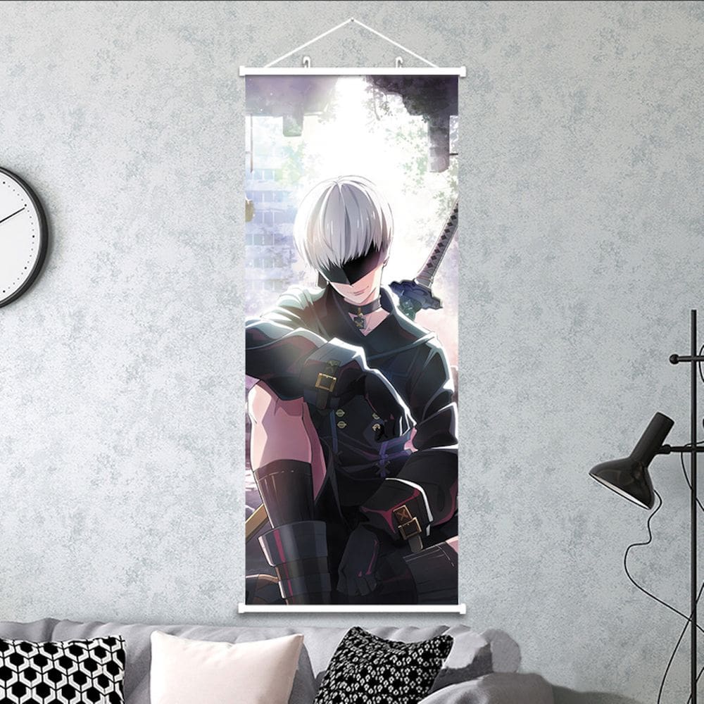 Arte de parede em tela Niers Automatas YorHas No 9 Types S Anime