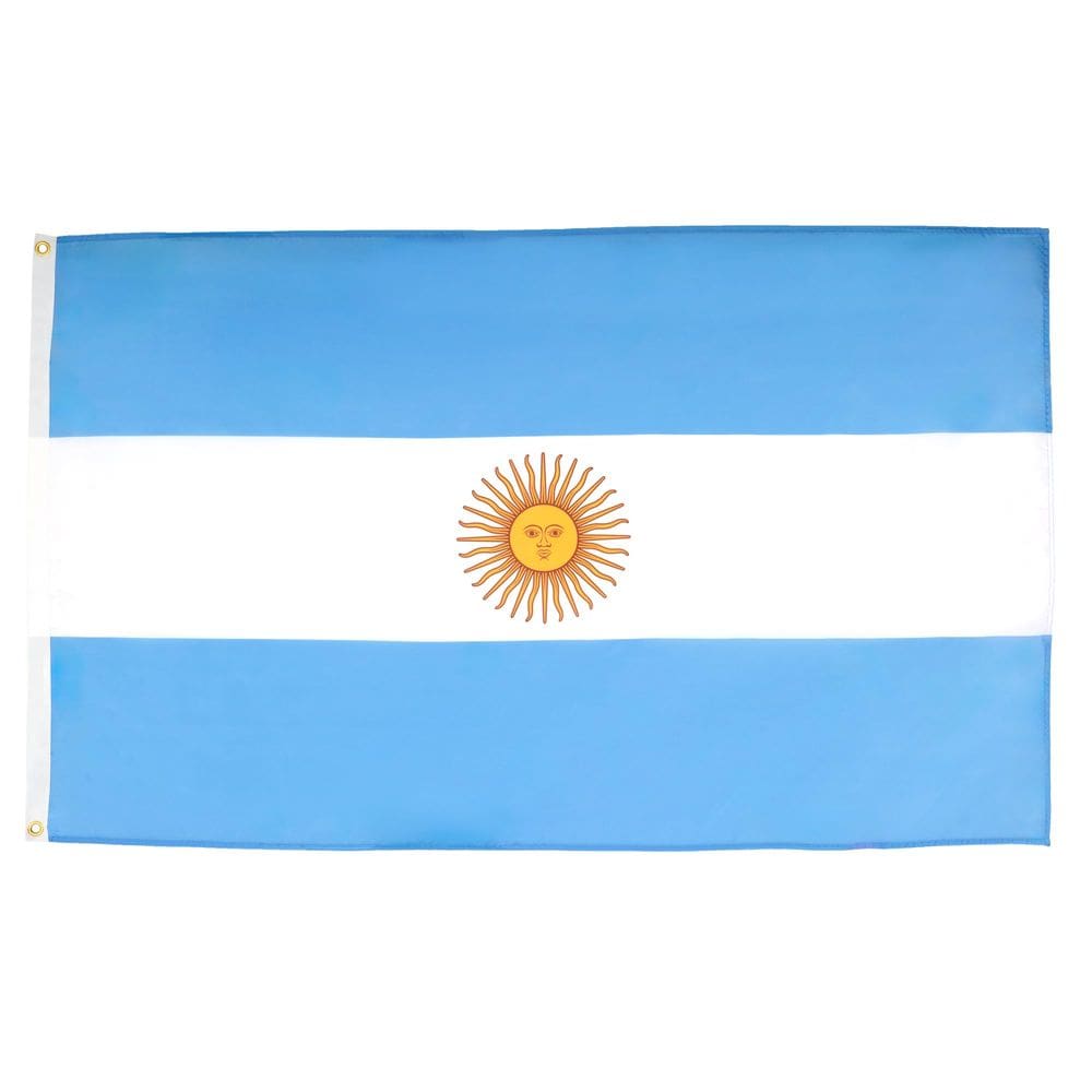 Bandeira AZ FLAG Argentina 250x150 cm Poliéster 100D