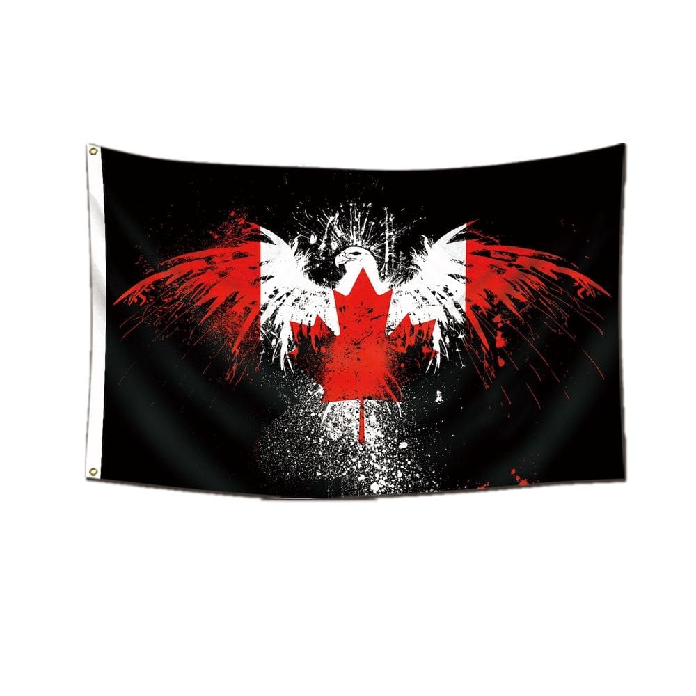 Tapeçaria Canadian Eagles Flag Art 60x90cm 100% poliéster