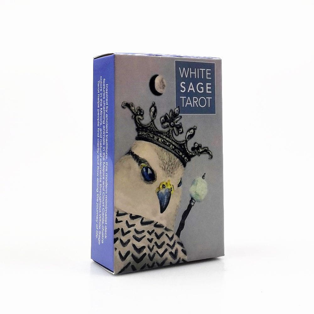 Jogo de cartas Tarot Deck Cards para festa familiar - White Sage