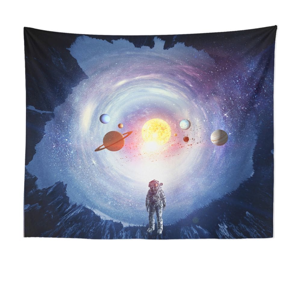 Tapeçaria Universe Starry Sky Planet Astronaut 150x130cm
