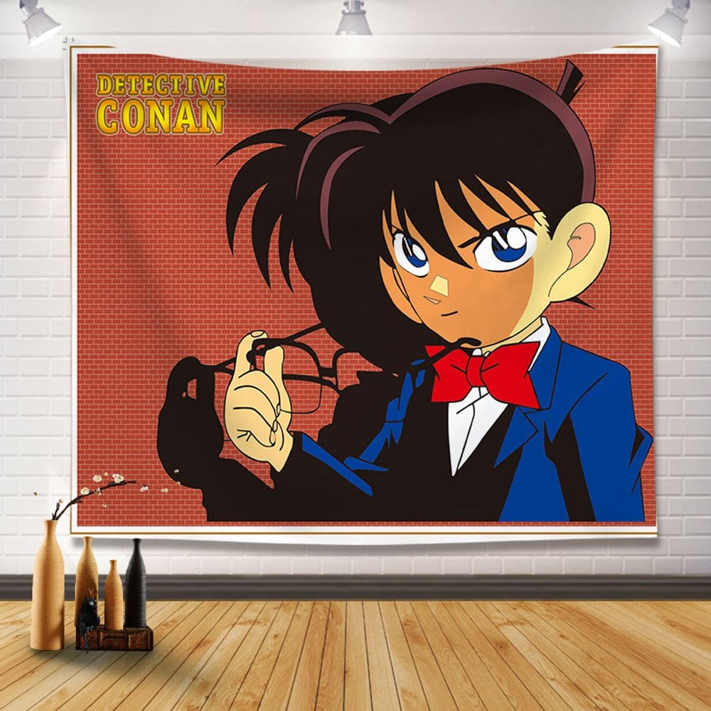 Tapeçaria para decoração de parede Art Detective Conan 150x130cm