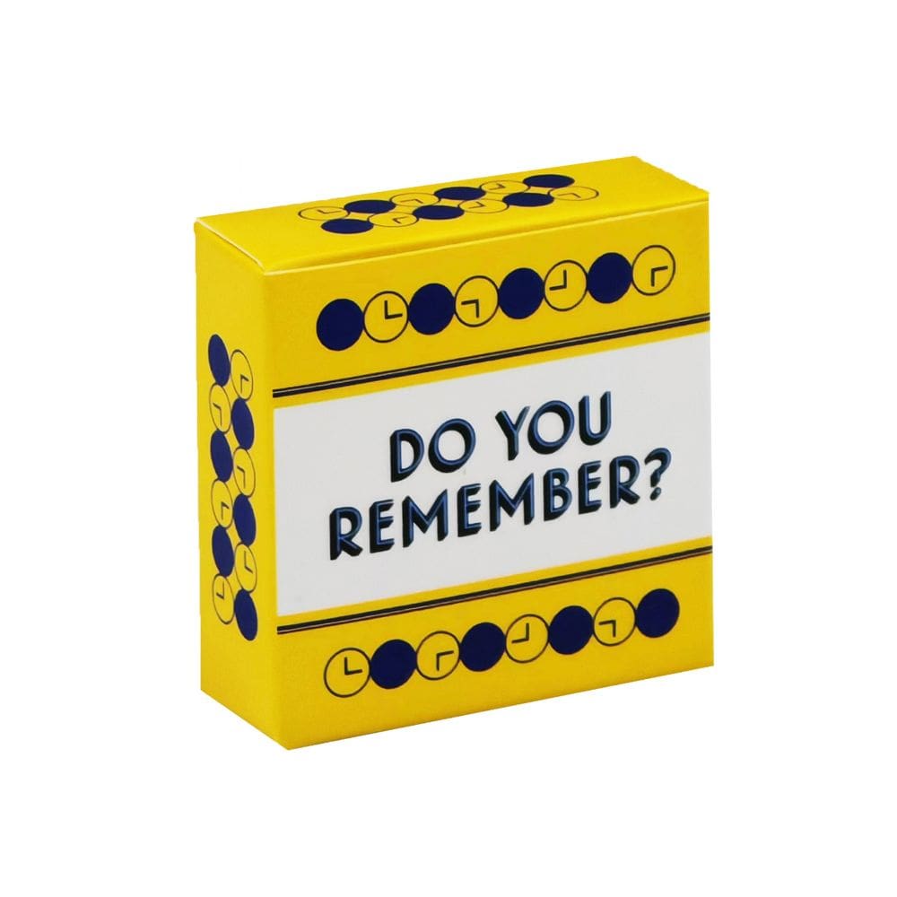 Jogo de cartas Do Yous Remembers Fun Family para adultos, adolescentes e crianças