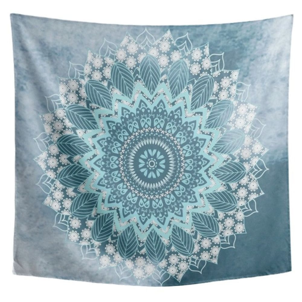 Tapeçaria, mandala, estética de sala de parede, 95x75cm, microtecido