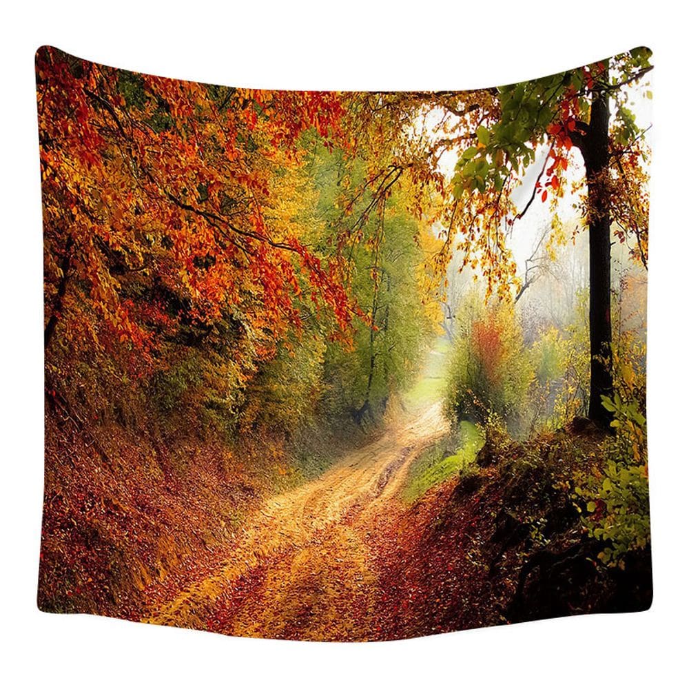 Tapeçaria, planta florestal, paisagem, parede, 150x150cm, microtecido