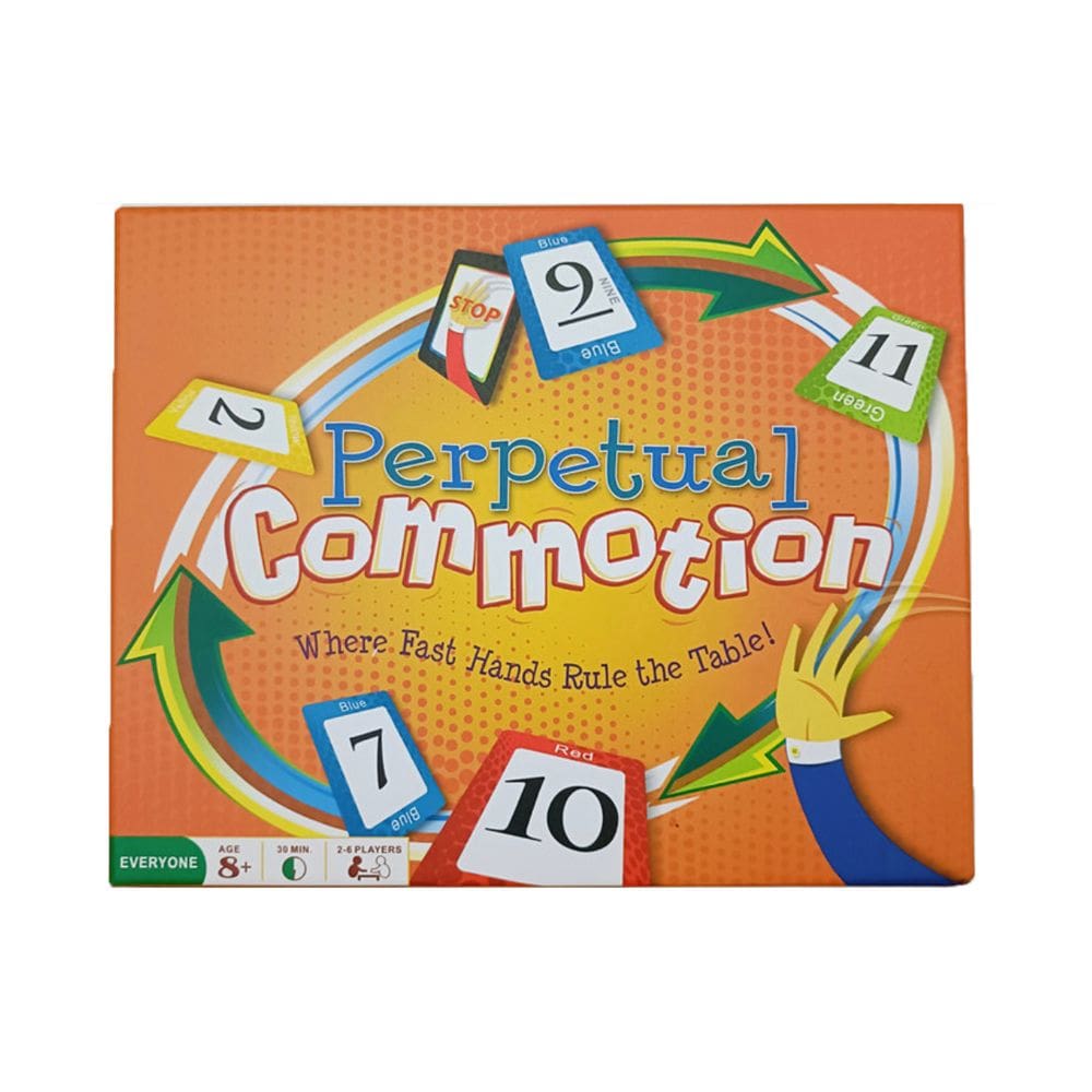 Jogo de cartas Perpetuals Commotions Fun para adultos e adolescentes