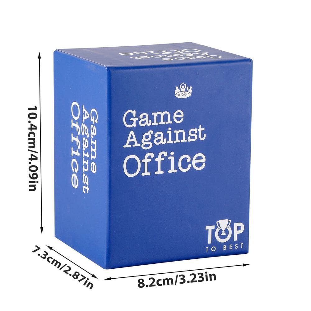 Caixas de jogos de cartas contra escritórios, diversão e família para adultos e adolescentes