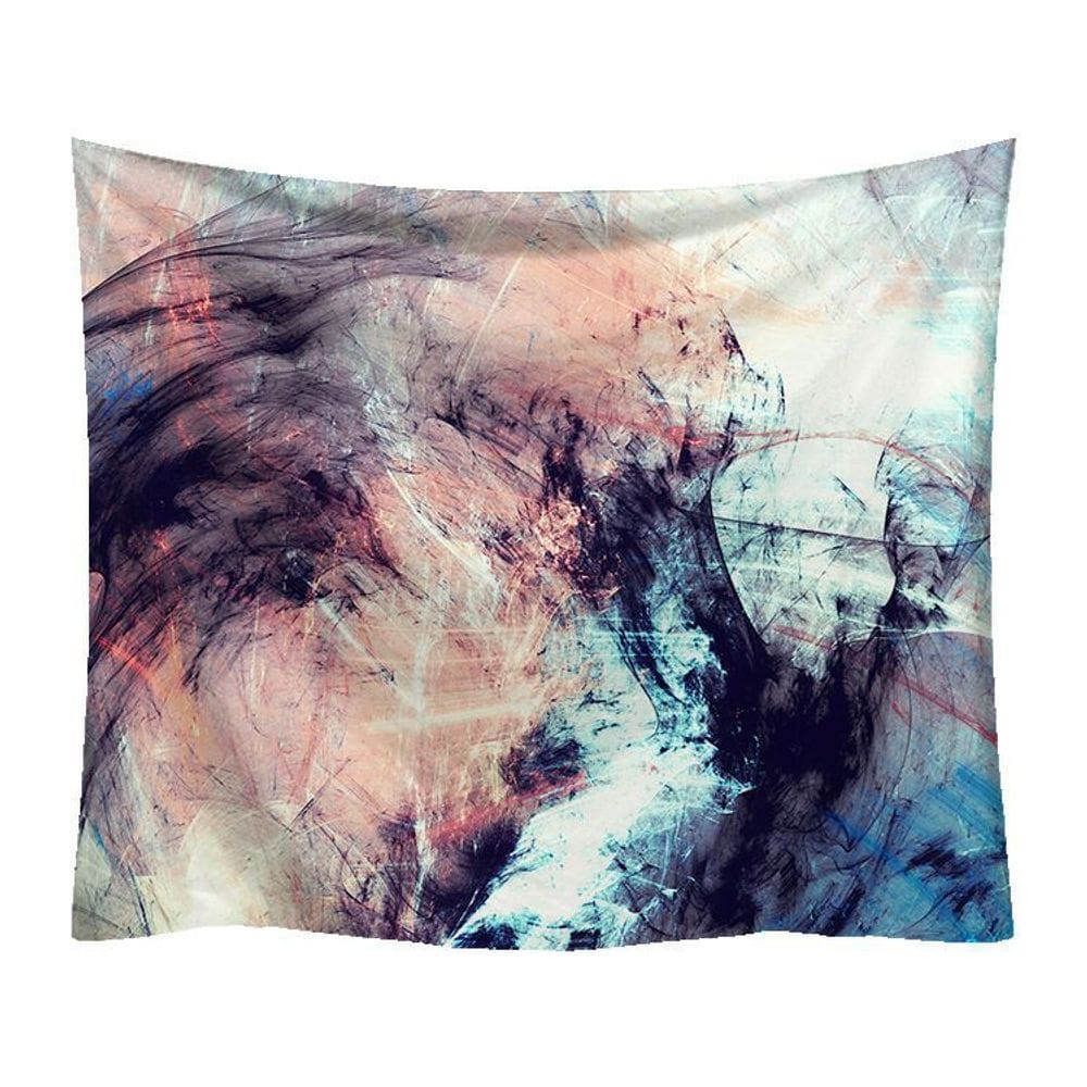 Tapeçaria, pintura abstrata, pendurada na parede, 150x130cm, microtecido