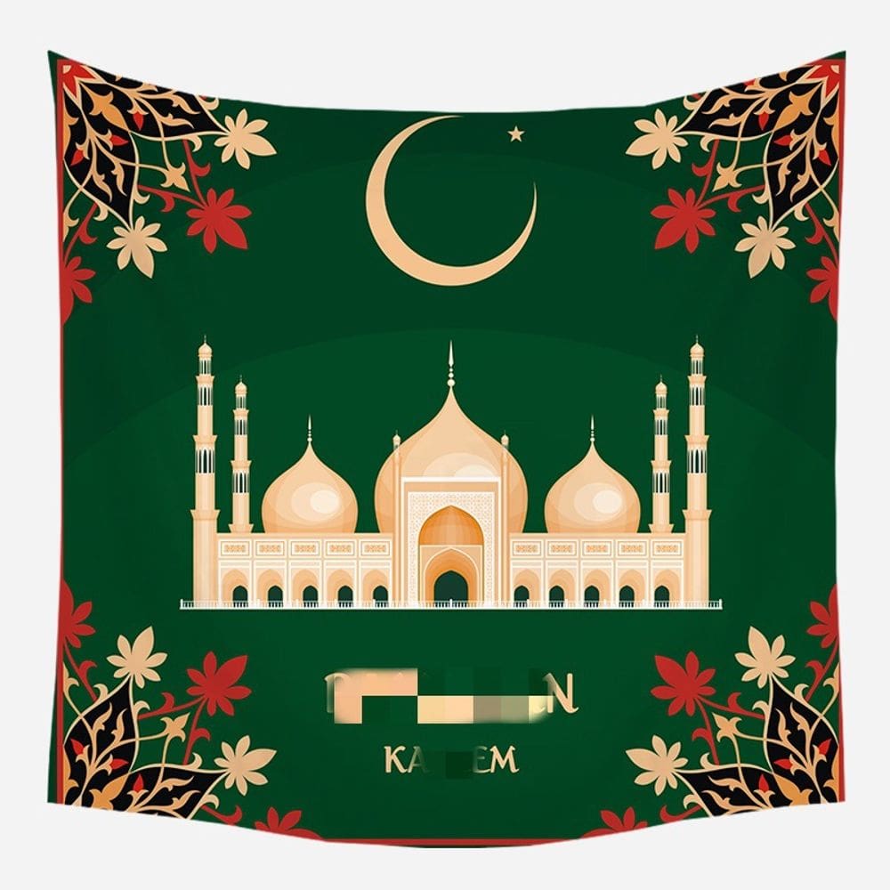 Tapeçaria Eid Al-Fitrs Wall Room Aesthetic 150x130cm, microtecido