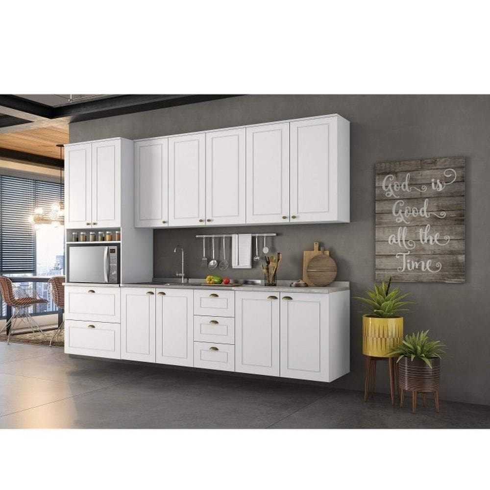 Cozinha Internacional Completa 5 Peças Branco