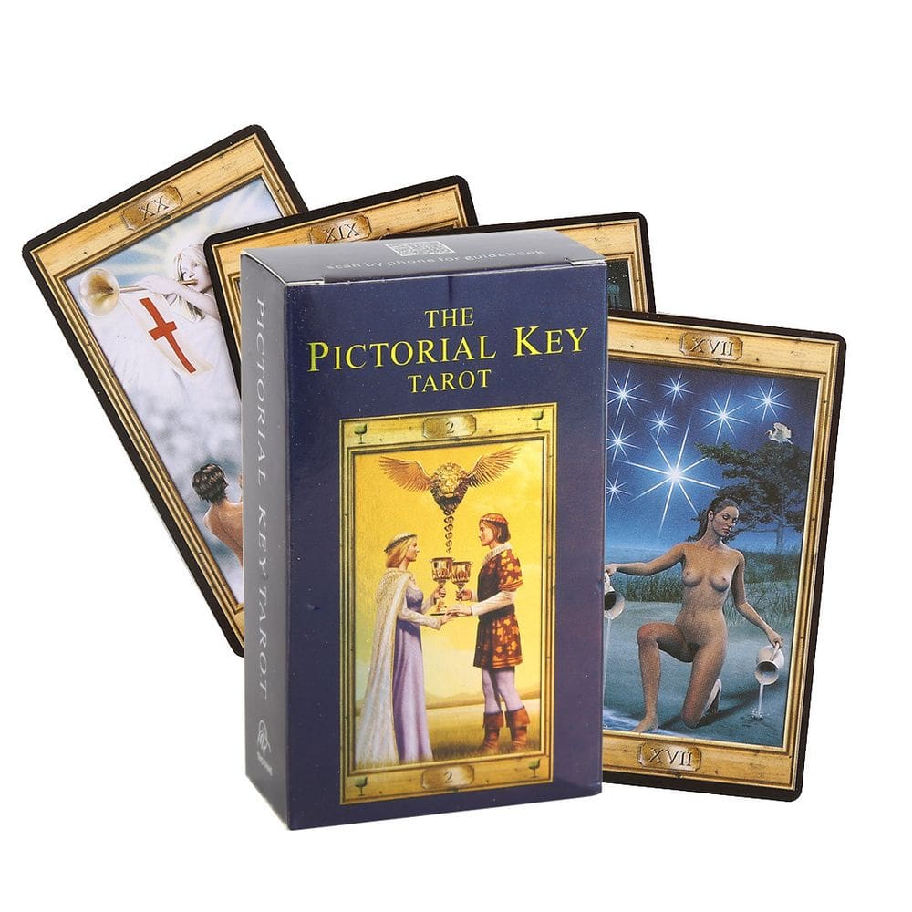 Jogo de cartas familiar Tarot Deck Pictorial Key Tarot