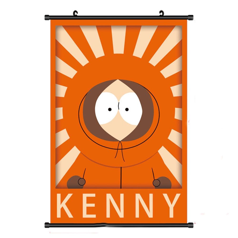 Pintura de parede em tela South Park Kenny McCormick Anime