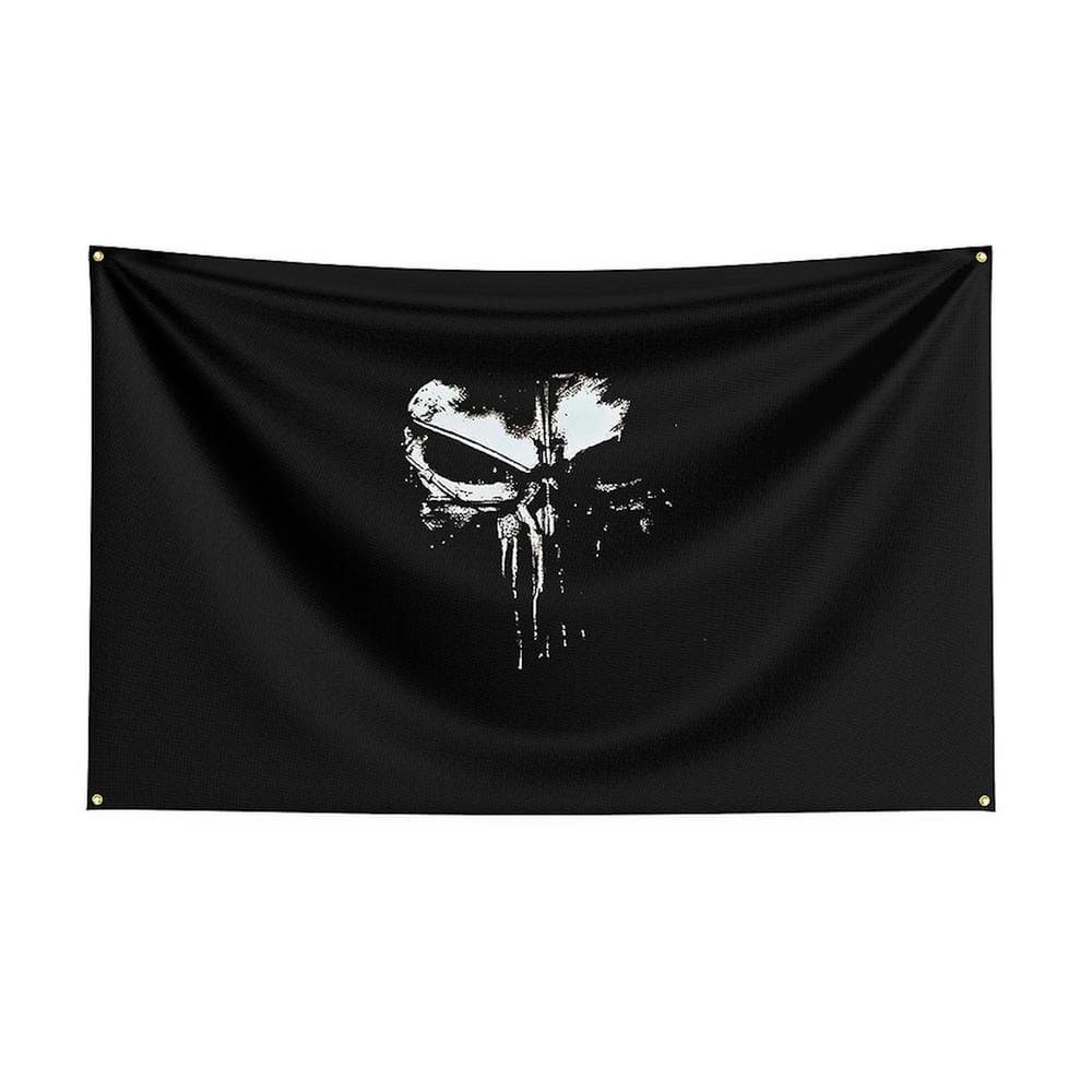 Tapeçaria Skulls Flag Art Anime Wall Tapestry 90x150cm