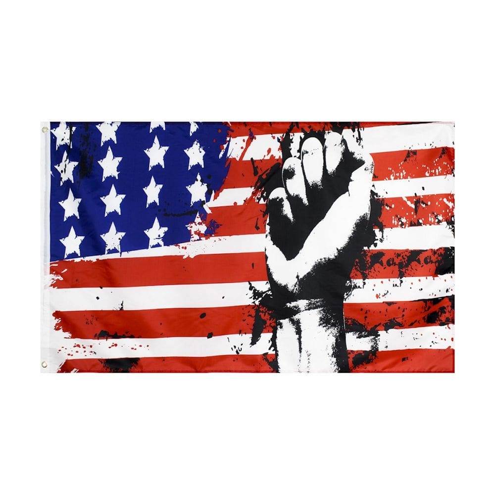 Tapeçaria para pendurar na parede Americas Flag Art Anime 150x90cm