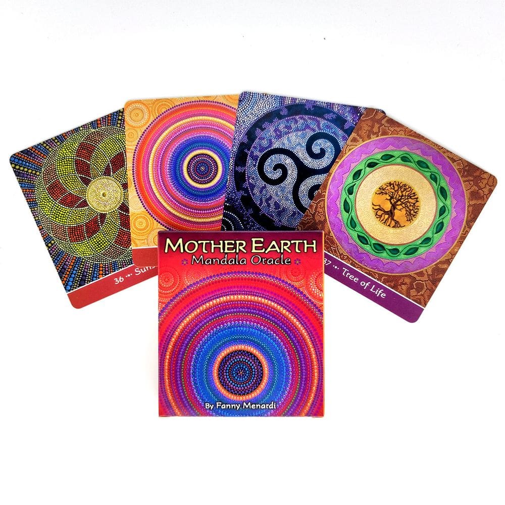 Jogo de cartas Mother Earth Mandala Oracle Family Tarot Deck