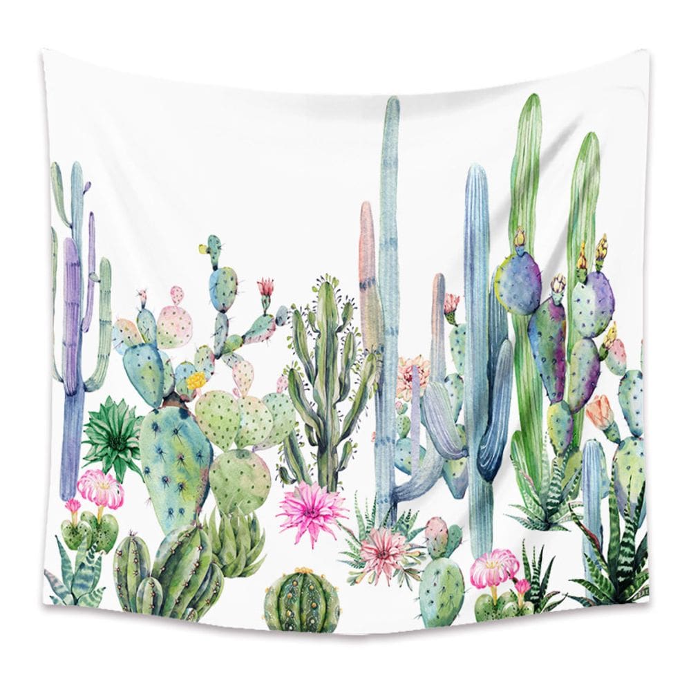 Tapeçaria Desert Cactus Wall Room Aesthetic 150x130cm, microtecido