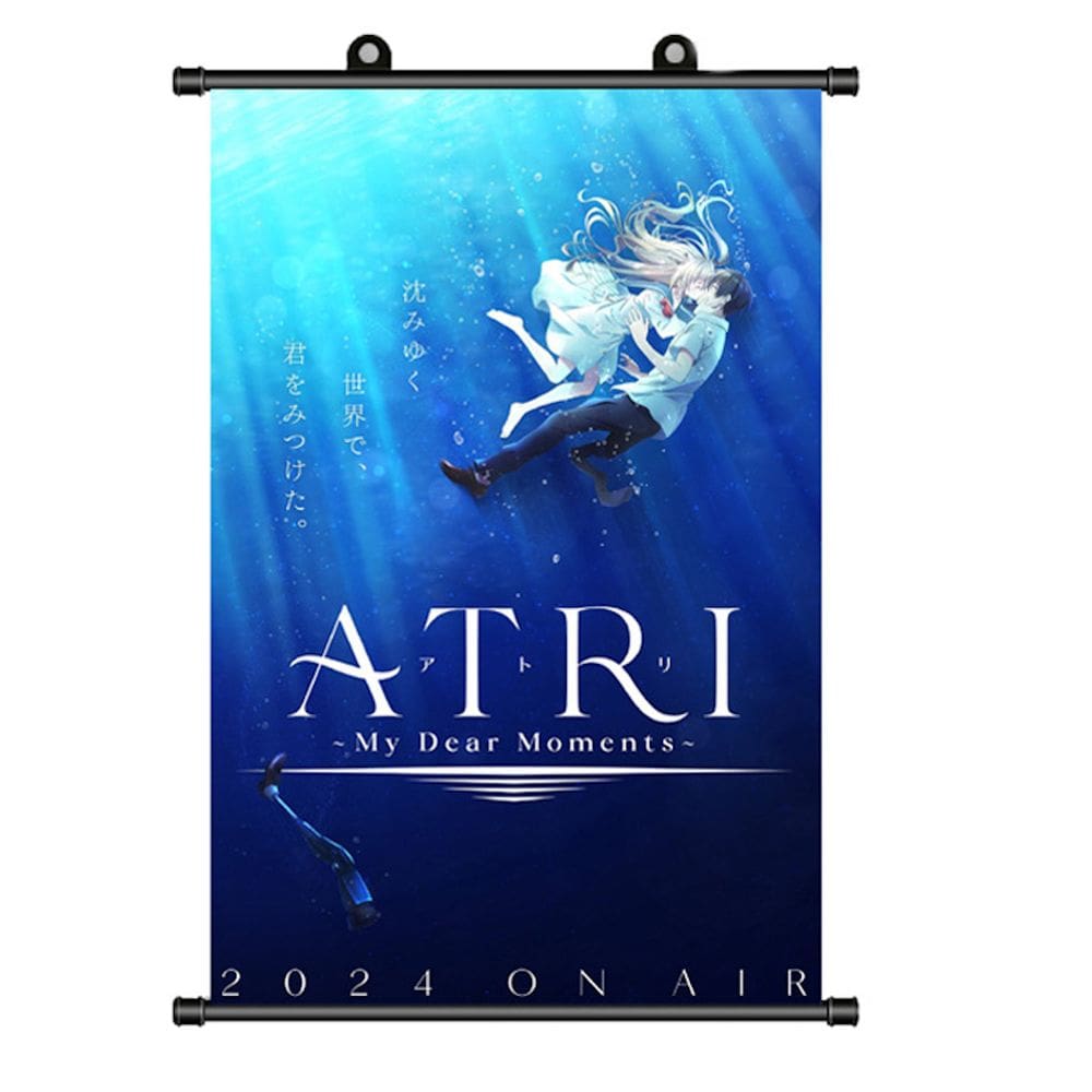 Pôster de pintura de parede em tela Atris Anime 40x60cm