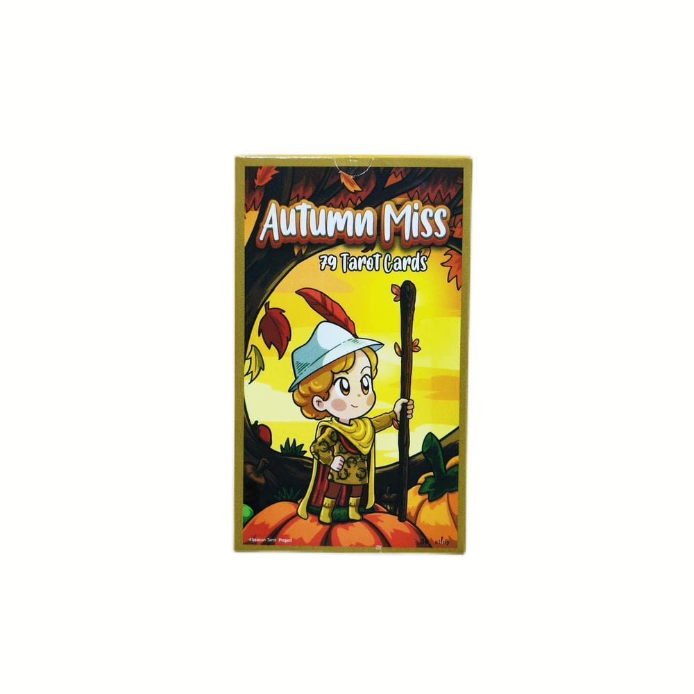 Jogo de cartas Tarot Deck Autumn Miss Family com 1 conjunto de cartas