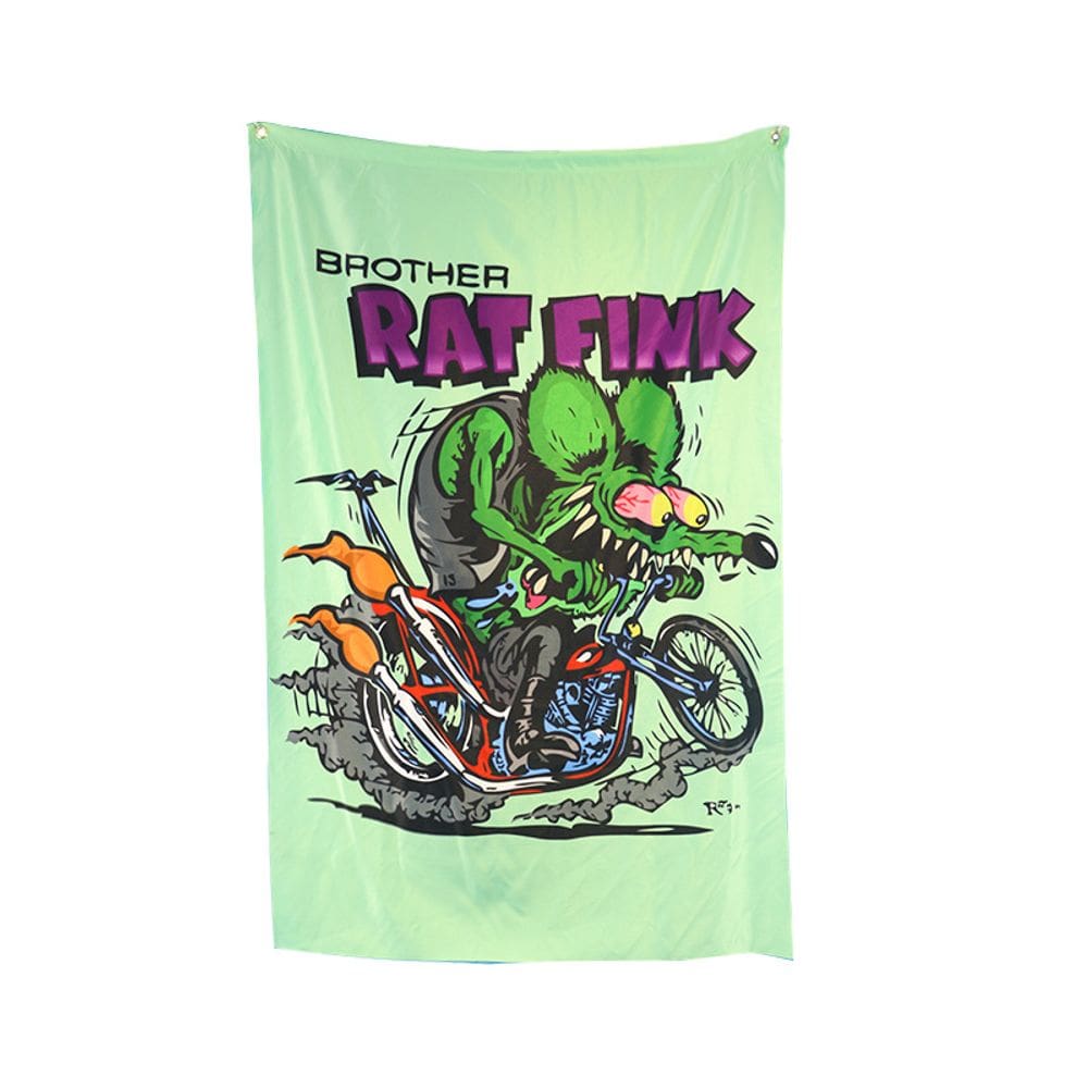 Decoração de tapeçaria para pendurar na parede Anime Rats Finks 125x70cm