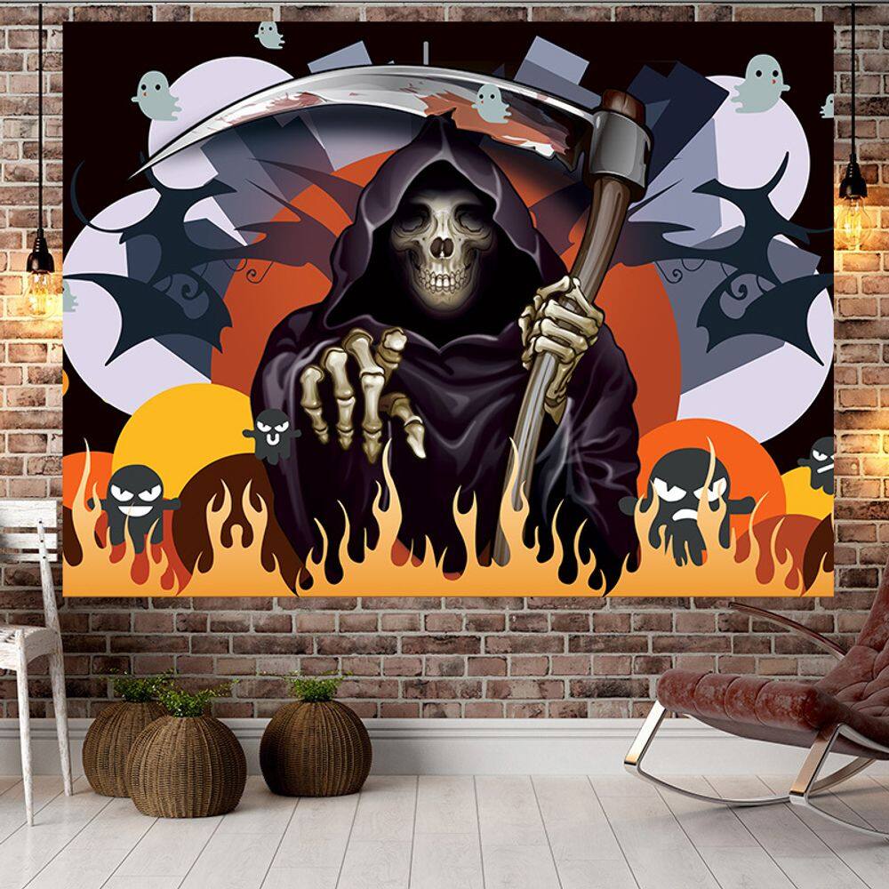 Tapeçaria de parede Reapers Room Aesthetic 148x130cm, microtecido