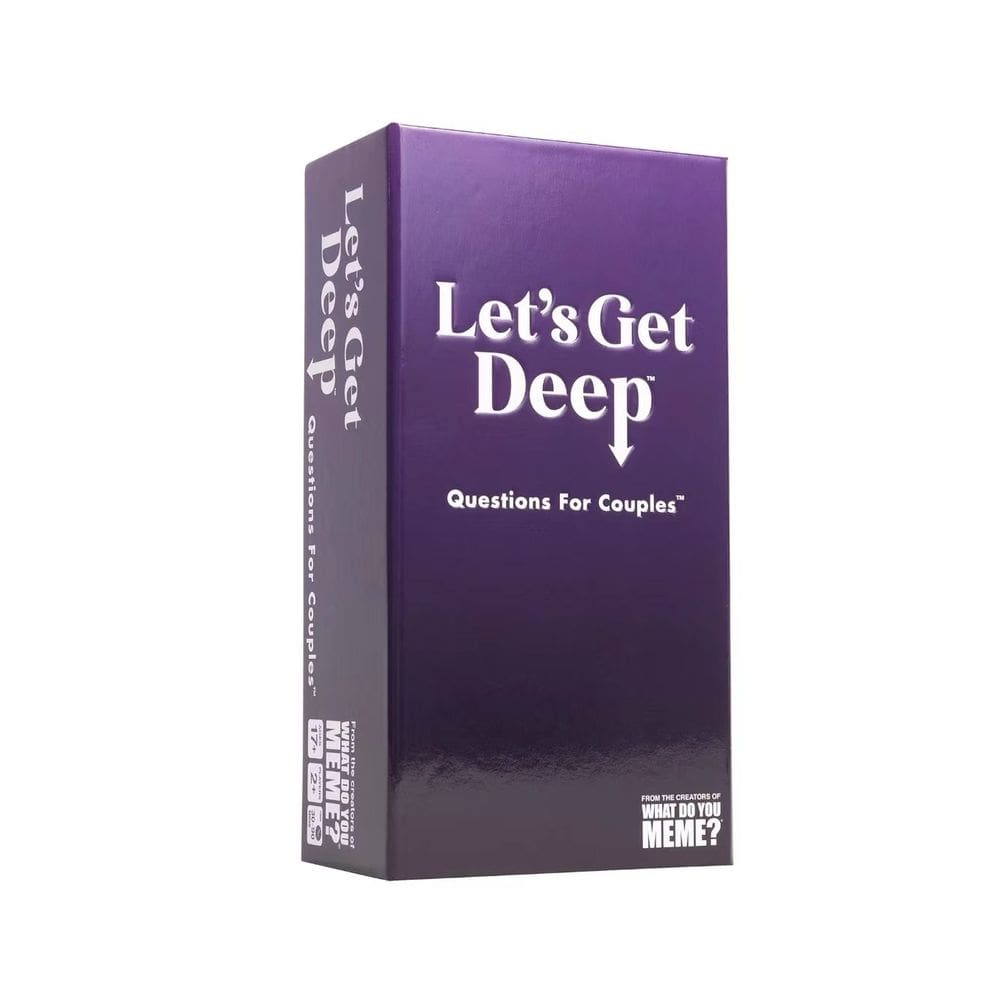 Jogo de cartas Lets Gets Deeps Fun para a família, adultos, adolescentes e crianças