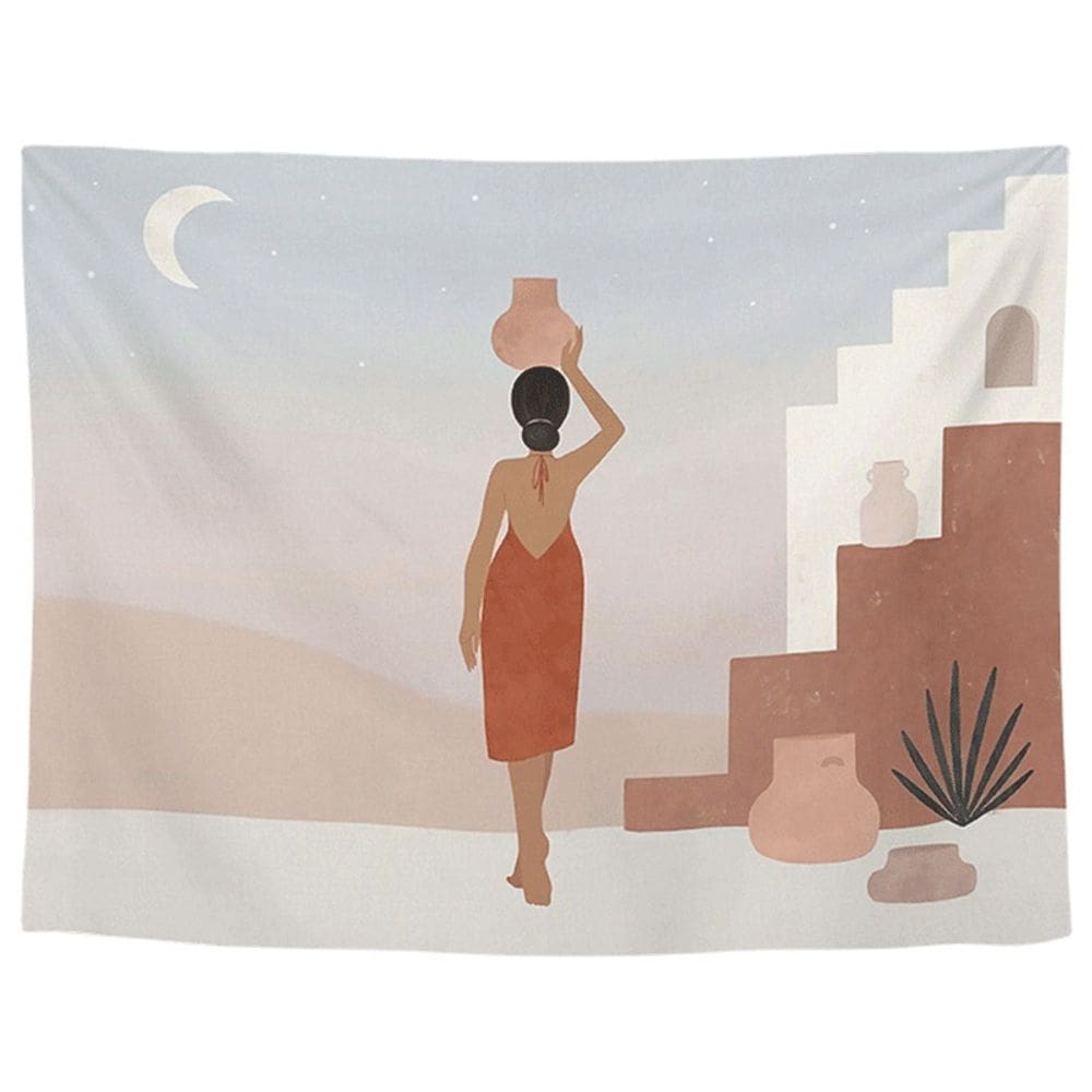 Tapeçaria de parede O amor é a vibração mais alta do universo 150x130cm