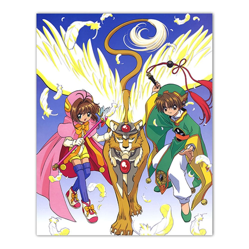Cartões de pôster de decoração de parede Captors Sakura Anime Canvas