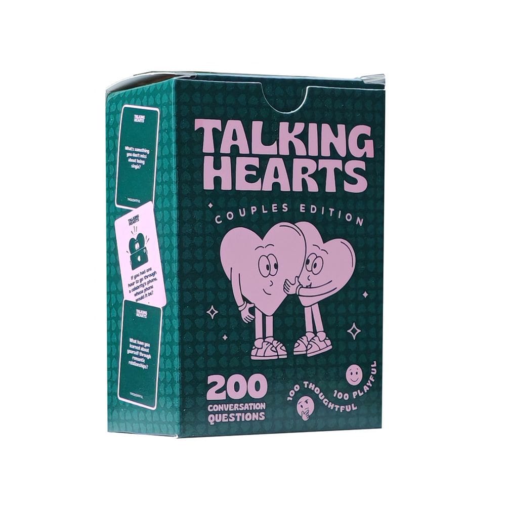 Jogo de cartas Talking Hearts Fun Family para adultos, adolescentes e crianças