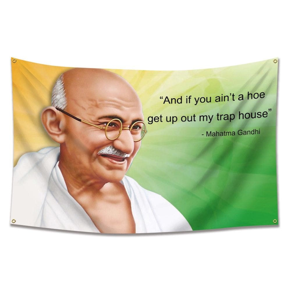 Bandeira e se você é um homem se levanta, sai das minhas armadilhas, casas