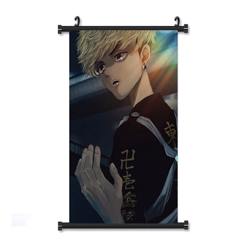 Arte de parede em tela Tokyo Revengers Mikey Anime 40x60cm