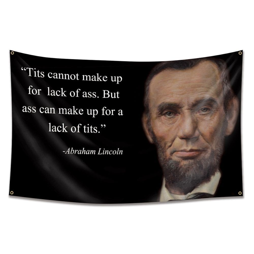 Tapeçaria Lincolns Flag Art Anime Wall Tapestry 90x150cm